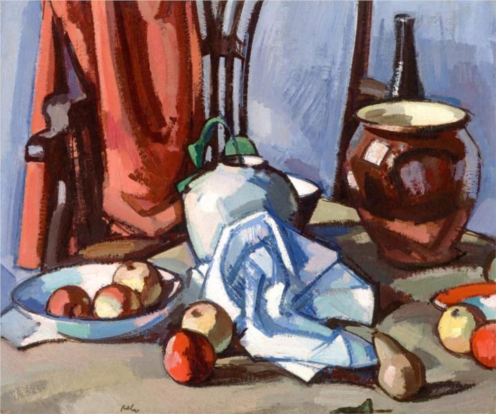 Dish with Apples, 1918 - Samuel Peploe