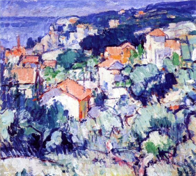 Landscape, South of France, 1928 - Сэмюэл Пепло