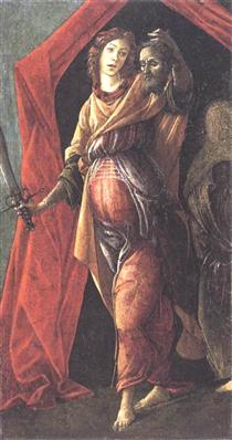 Judith tenant la tête d'Holoferne - Sandro Botticelli