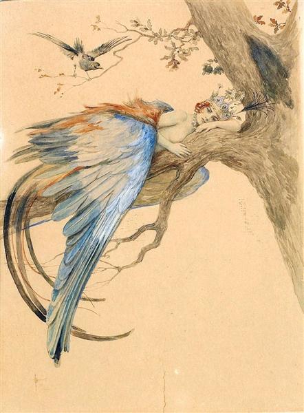 Blue Bird (Bird Sirin) - Sergey Solomko