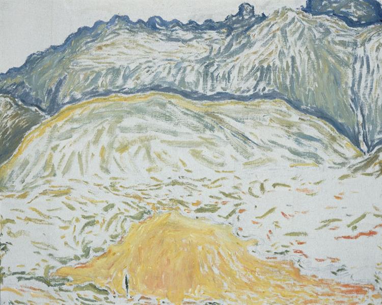Landscape from Delphi, 1945 - Спирос Папалукас
