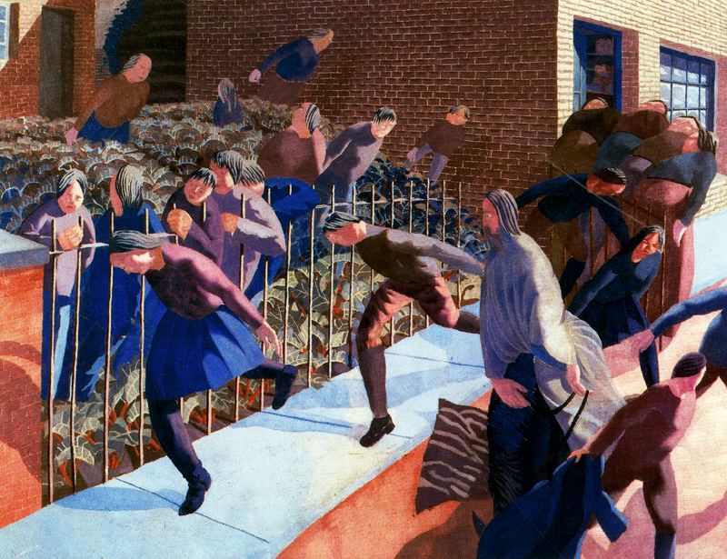 Christ's entry into Jerusalem - Stanley Spencer - WikiArt.org