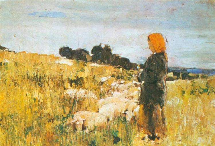 Shepherdess - Ștefan Luchian