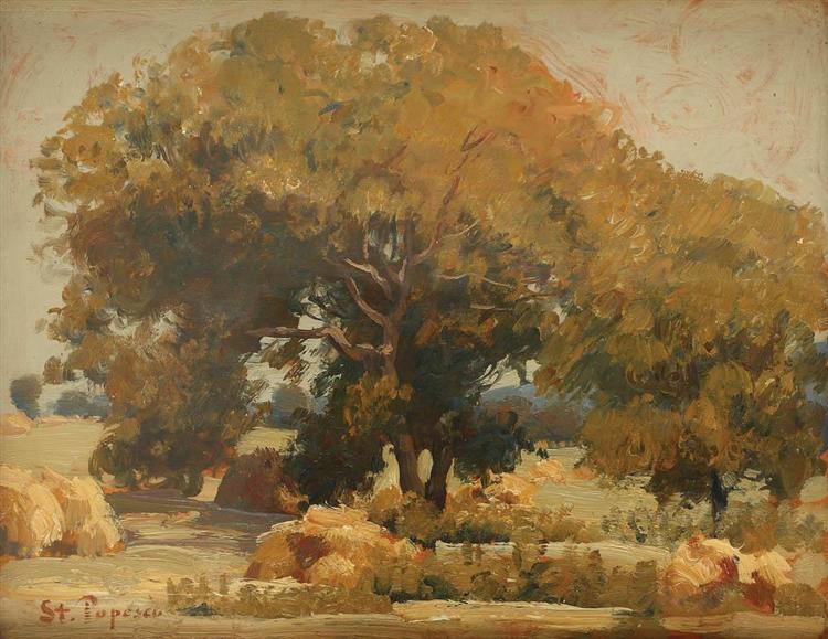 At the Shadow of Walnut Trees - Ștefan Popescu
