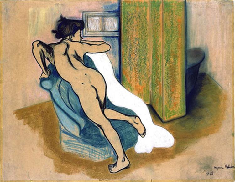 After the bath, 1908 - Сюзанна Валадон