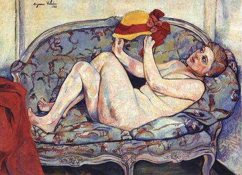 Nude Reclining on a Sofa, 1928 - Suzanne Valadon