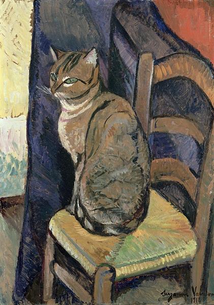 Study of a cat, 1918 - Сюзанна Валадон
