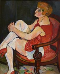 Women in white stockings - Сюзанна Валадон