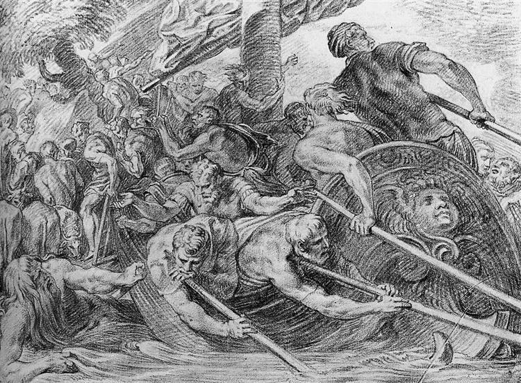 Odysseus Lands at Beach of Hades - Theodoor van Thulden