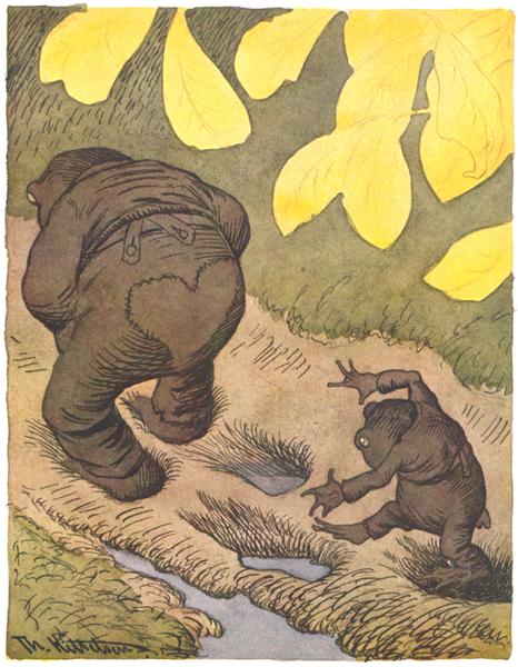My Son Tred Always Follow Father's Footsteps, 1894 - Theodor Kittelsen