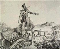 Artillery caisson - Théodore Géricault