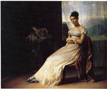 Retrato de Laure Bro - Théodore Géricault