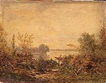 Edge of river - Théodore Rousseau
