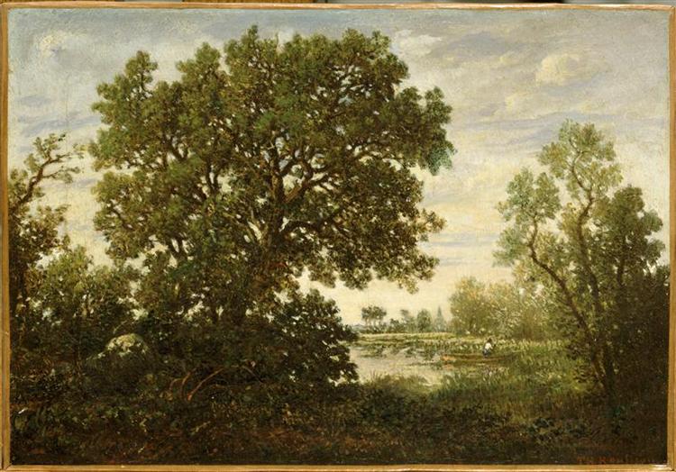 The pond - Théodore Rousseau