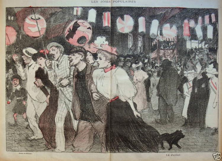 Les Joies Populaires, 1895 - Theophile Steinlen