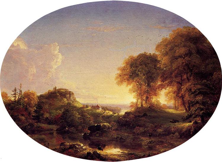 Catskill Landscape, 1846 - Томас Коул
