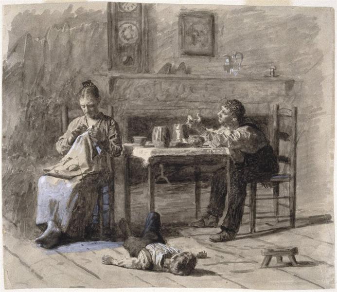 Illustration for Neelus Peeler's conditions, 1879 - Thomas Eakins