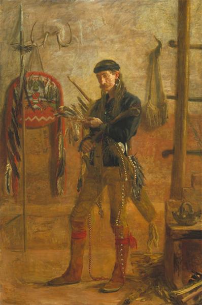 Portrait of Frank Hamilton Cushing, 1895 - Томас Ікінс