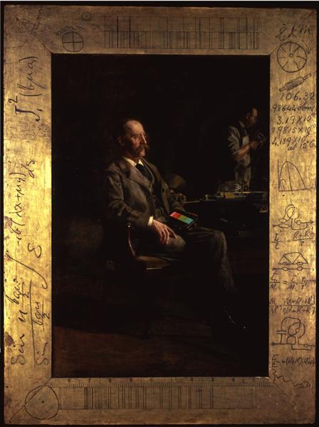 Portrait of Henry Augustus Rowland, 1897 - Томас Икинс