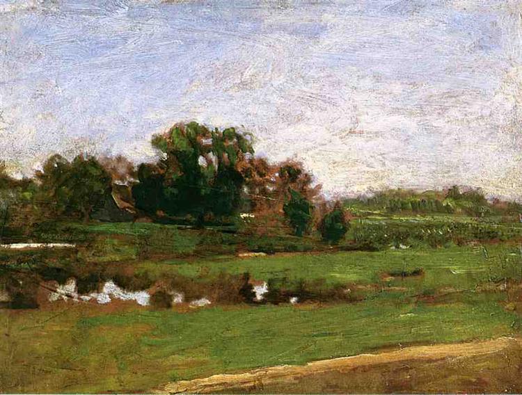Study for The Meadows, c.1882 - Томас Икинс