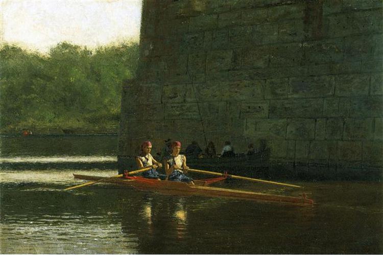 The Oarsmen ( The Schreiber Brothers), 1874 - Томас Ікінс