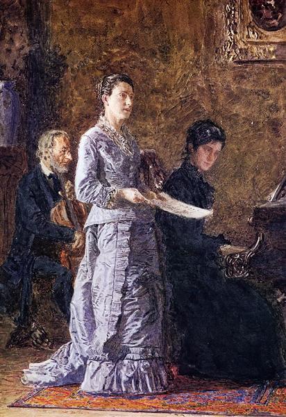 The Pathetic Song, c.1881 - Thomas Eakins