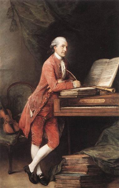 Johann Christian Fischer, c.1780 - Томас Гейнсборо