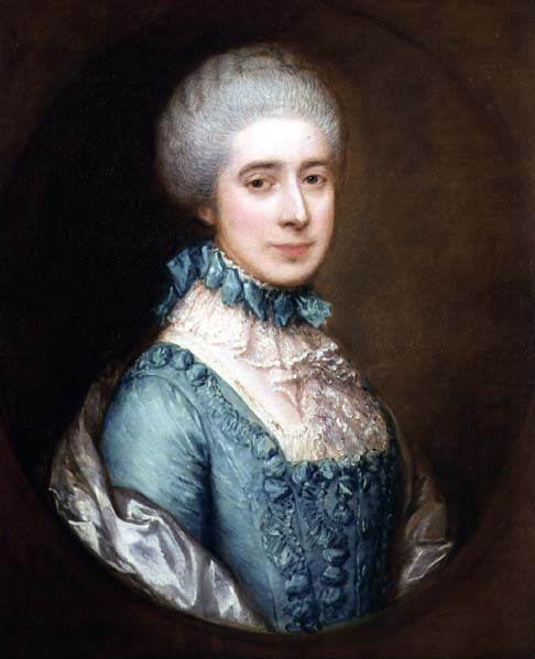 Portrait of Mrs. Awse, 1767 - 根茲巴羅