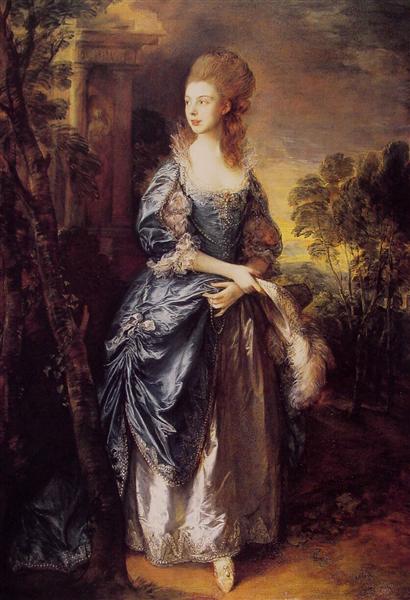 The Honourable Frances Duncombe, c.1777 - 根茲巴羅