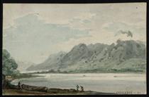 A Lake and Mountains in Westmorland - 托马斯·吉尔丁
