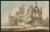 Kirkstall Abbey from the North West - Thomas Girtin