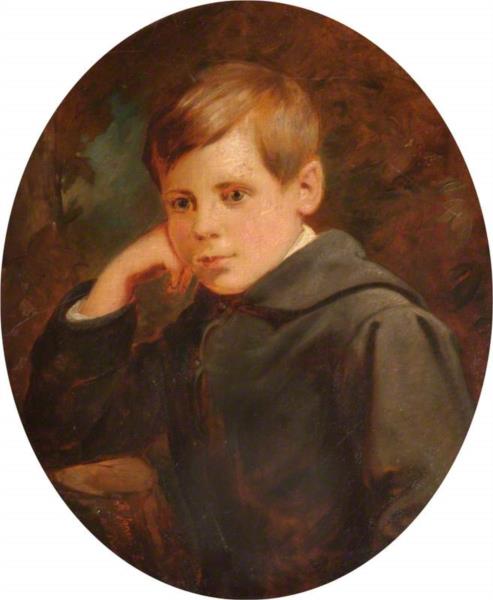Arthur Clutton-Brock, Aged 10, 1878 - Thomas Jones Barker