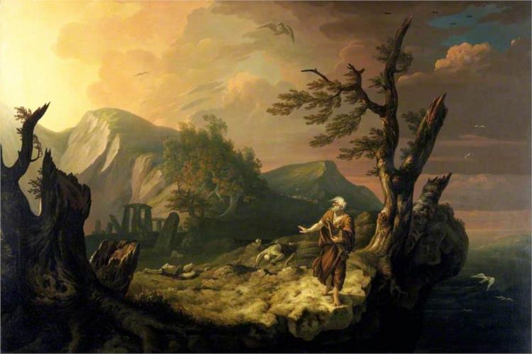 The Bard, 1774 - Томас Джонс