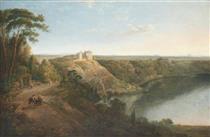 View of Castel Gandolfo - Томас Джонс