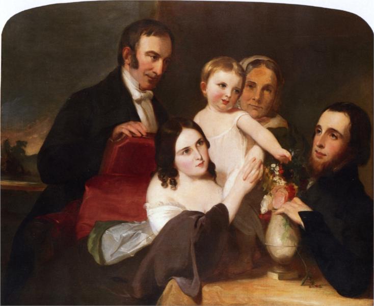 The Alexander Family Group Portrait, 1851 - Томас Салли