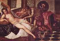 Venus, Vulcano y Marte - Tintoretto