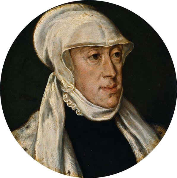 Mary of Hungary, Regent of the Netherlands, 1550 - 1560 - Ticiano Vecellio