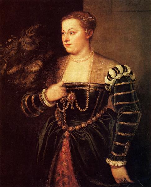 Portrait of Lavinia, the Artist's Daughter, 1560 - 1561 - Ticiano Vecellio