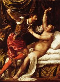 Tarquin and Lucretia - Tiziano