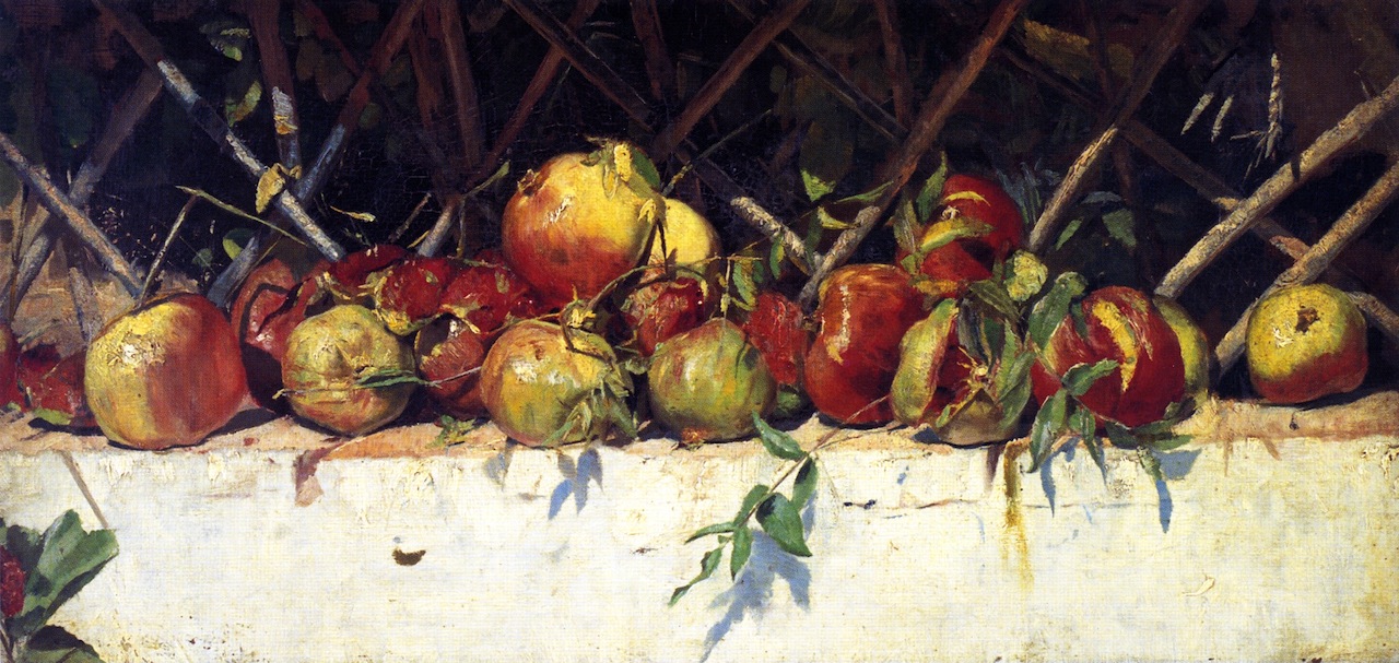 Still LIfe with Pomegranates, 1883 - Tom Roberts - WikiArt.org