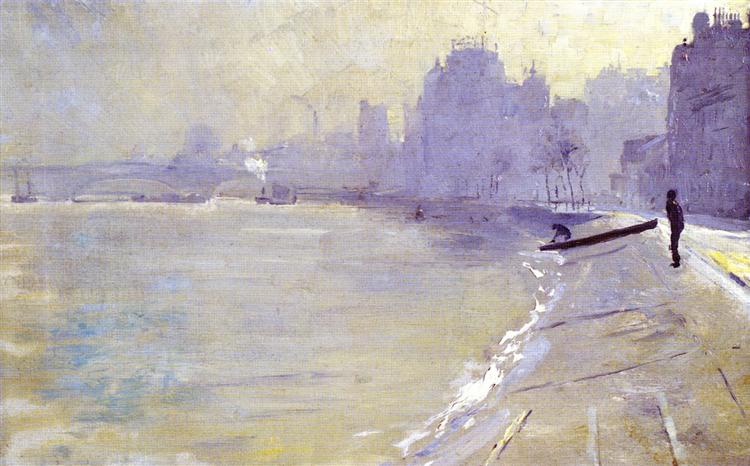 The Towpath, Putney, 1904 - Tom Roberts