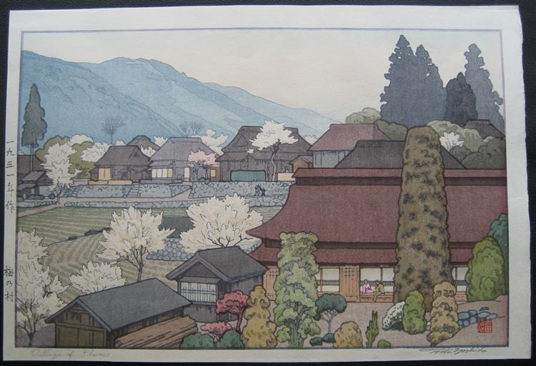 Village of Plums, 1951 - Toshi Yoshida