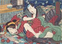 The Letter - Utagawa Kunisada