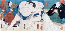 Sumo - Utagawa Kunisada