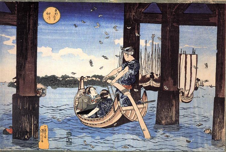 Ferryman - Utagawa Kuniyoshi