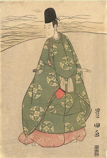 The Heian Courtier, c.1798 - Utagawa Toyokuni