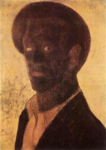 Black Self-Portrait - Lajos Vajda