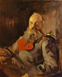 Retrato do Grão-Duque Mikhail Nikolayevich - Valentin Serov