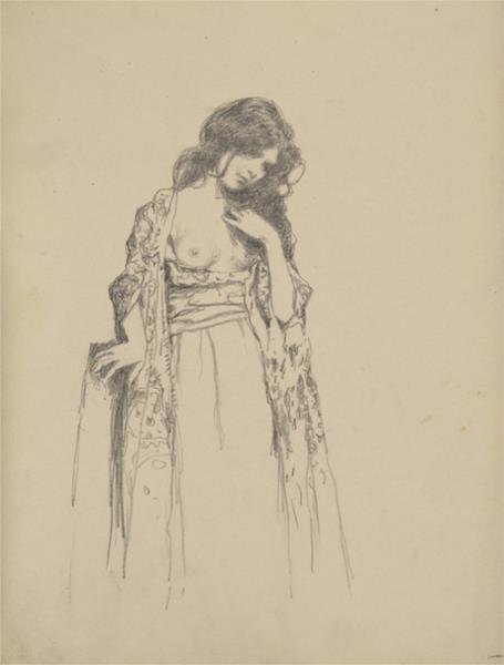 Sketch of a girl - Vardges Sureniants