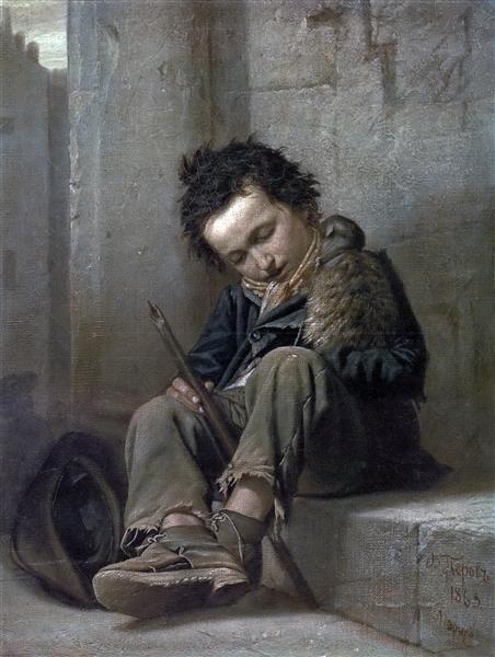 Savoyard, 1863 - 1864 - Vasily Perov